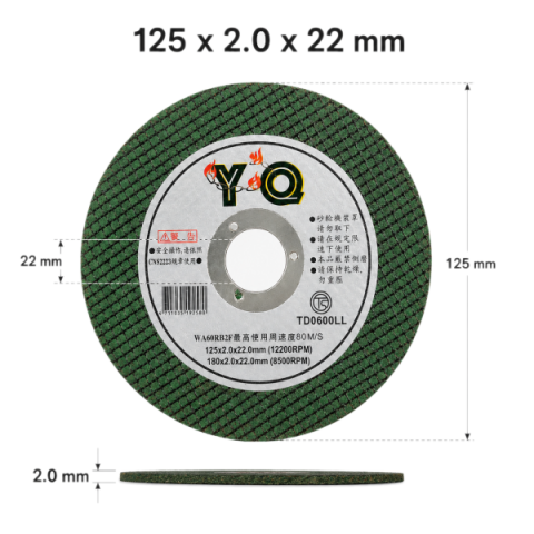 Đá cắt 125x2.0x22mm