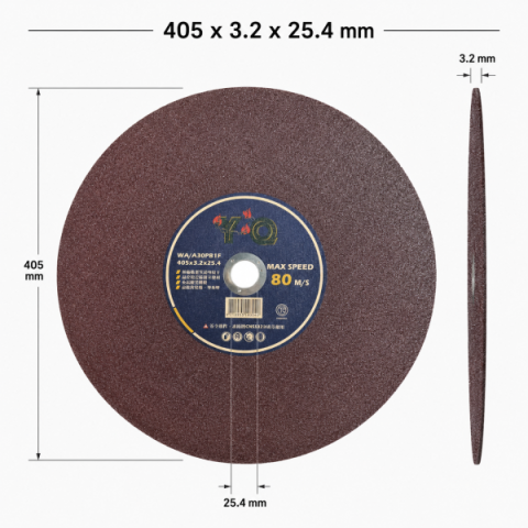 Đá cắt 405x3.2x25.4mm